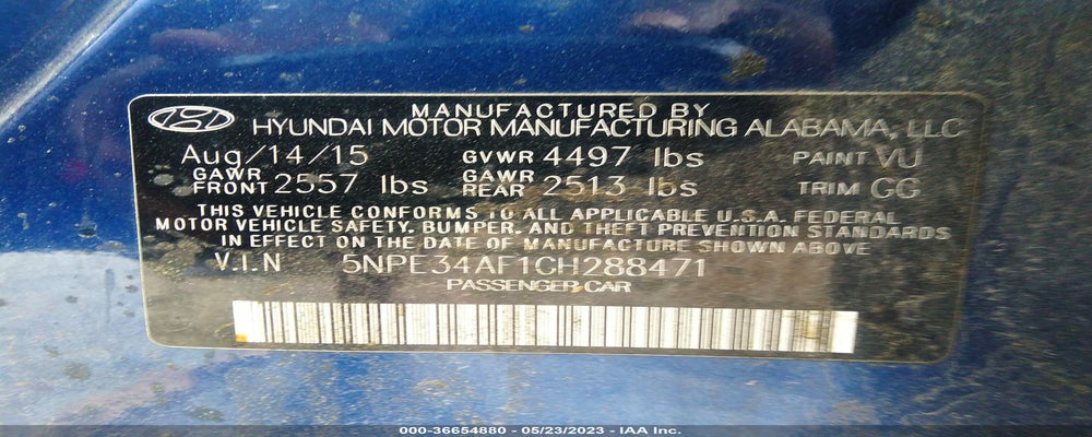 5NPE34AF1GH288471 2016 HYUNDAI SONATA photo no. 9
