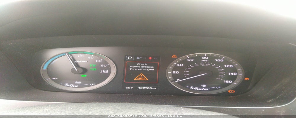 KMHE24L12GA012243 2016 HYUNDAI SONATA HYBRID photo no. 7