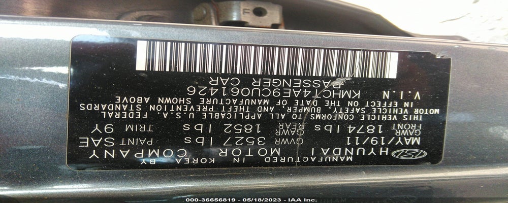 KMHCT4AE9CU061426 2012 HYUNDAI ACCENT photo no. 9