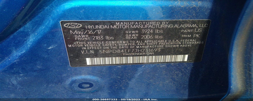 5NPD84LF7JH231693 2018 HYUNDAI ELANTRA photo no. 9
