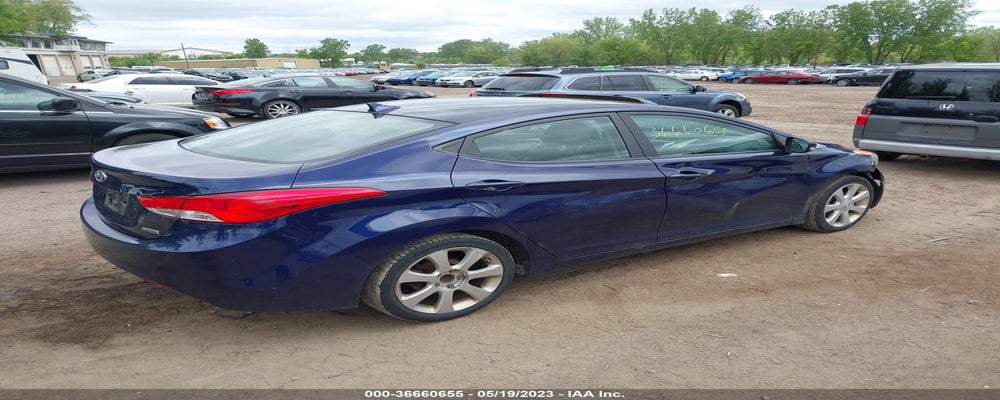 5NPDH4AEXCH133478 2012 HYUNDAI ELANTRA photo no. 4