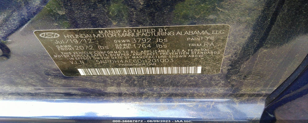 5NPDH4AE6DH201003 2013 HYUNDAI ELANTRA photo no. 9