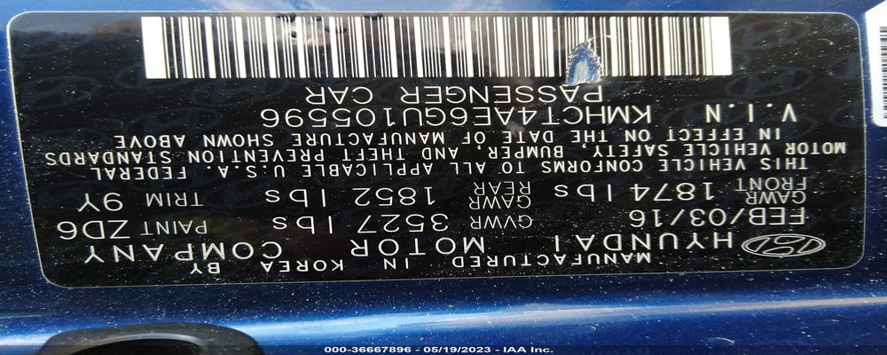 KMHCT4AE6GU105596 2016 HYUNDAI ACCENT photo no. 9