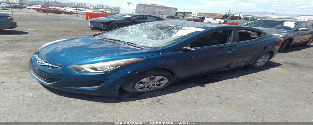 KMHDH4AE0GU650263 2016 HYUNDAI ELANTRA photo no. 2