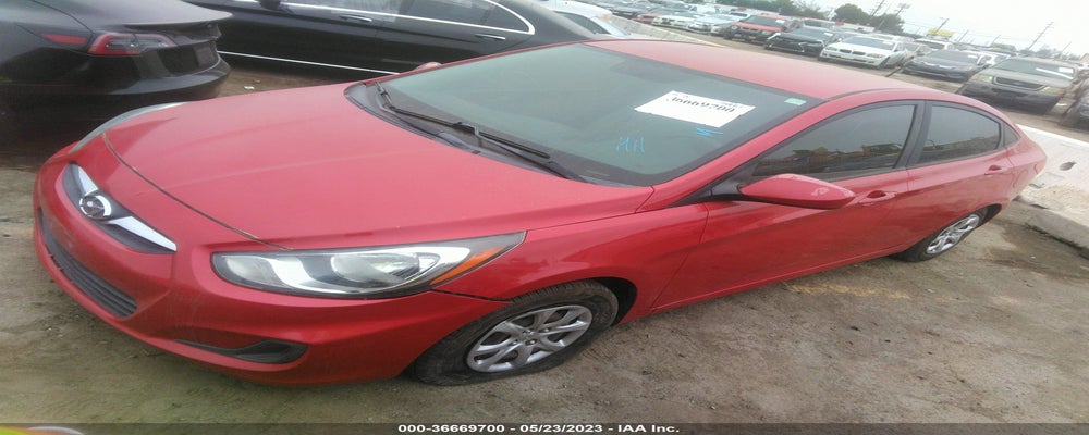 KMHCT4AE1EU657553 2014 HYUNDAI ACCENT photo no. 2