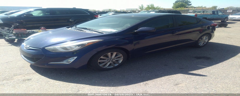 5NPDH4AE8EH491925 2014 HYUNDAI ELANTRA photo no. 2