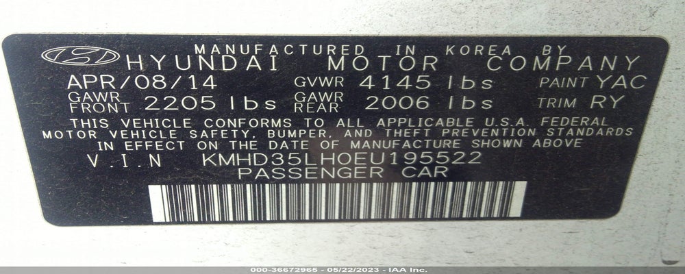 KMHD35LH0EU195522 2014 HYUNDAI ELANTRA GT photo no. 9