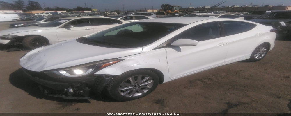 5NPDH4AEXEH485821 2014 HYUNDAI ELANTRA photo no. 2