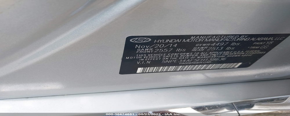 5NPE34AF5FH138636 2015 HYUNDAI SONATA photo no. 9