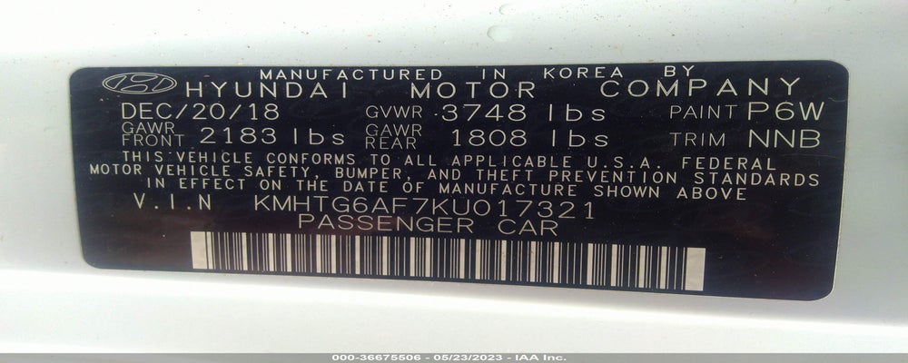 KMHTG6AF7KU017321 2019 HYUNDAI VELOSTER photo no. 9