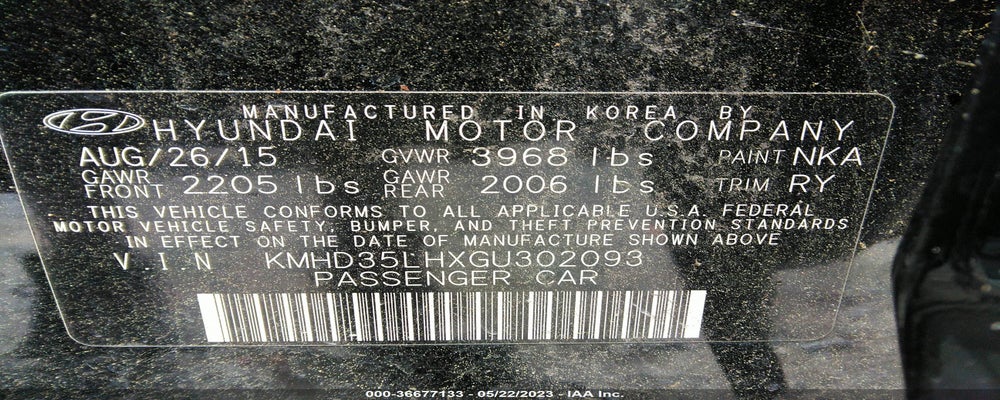 KMHD35LHXGU302093 2016 HYUNDAI ELANTRA GT photo no. 9