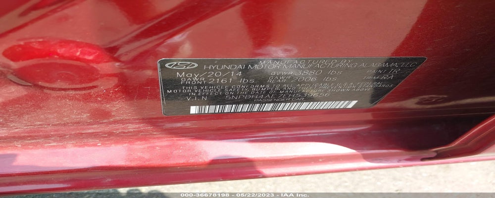 5NPDH4AE7EH539656 2014 HYUNDAI ELANTRA photo no. 9