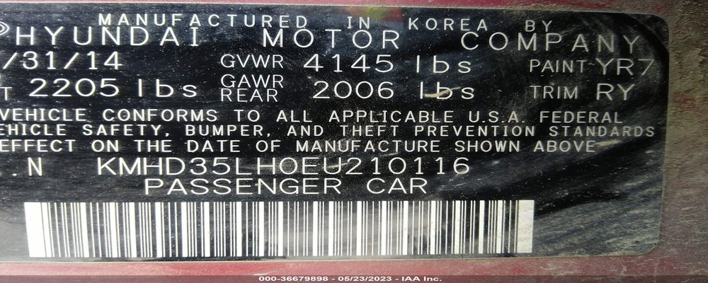 KMHD35LH0EU210116 2014 HYUNDAI ELANTRA GT photo no. 9