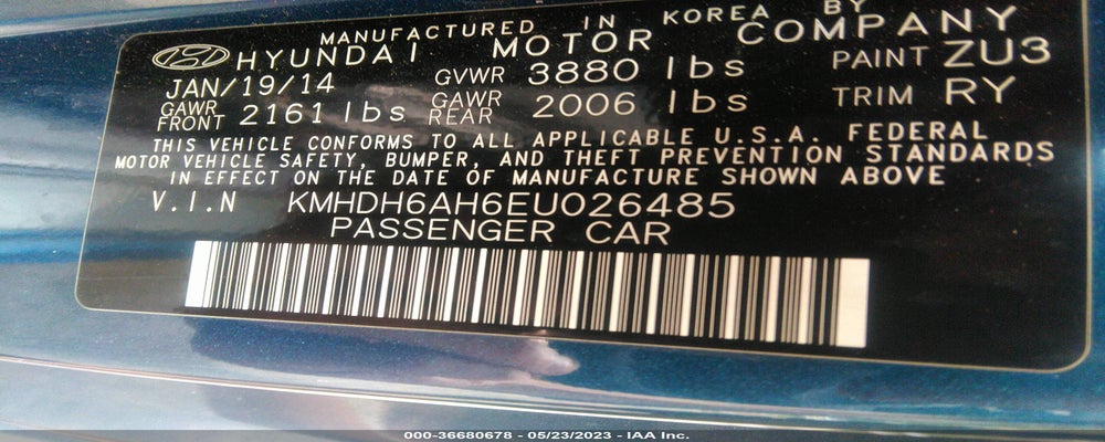 KMHDH6AH6EU026485 2014 HYUNDAI ELANTRA COUPE photo no. 9