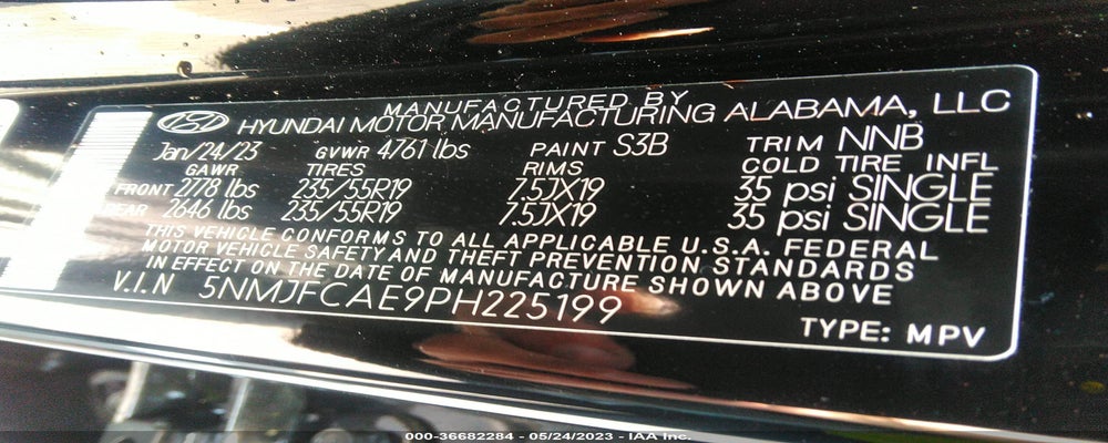 5NMJFCAE9PH225199 2023 HYUNDAI TUCSON photo no. 9