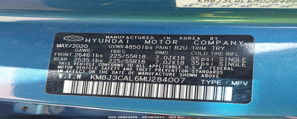 KM8J3CAL6MU284007 2021 HYUNDAI TUCSON photo no. 9