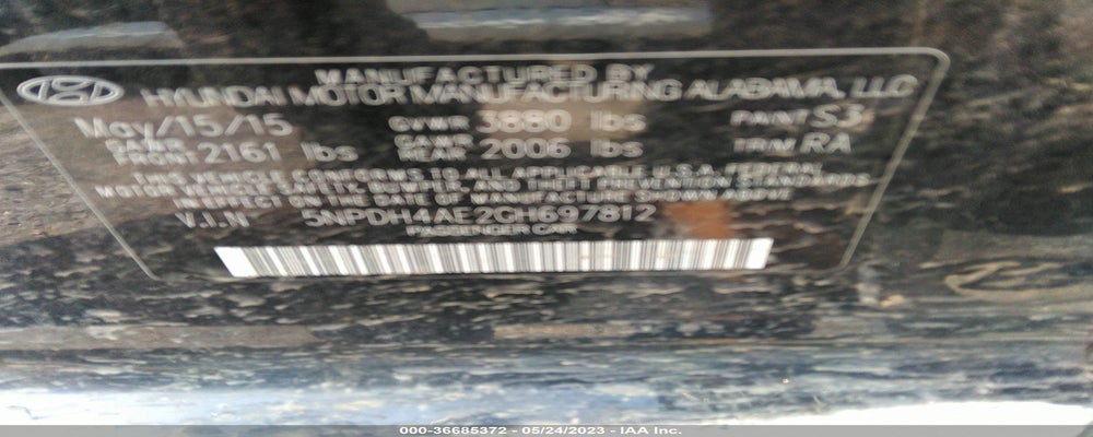 1FTNW21FX3EA98142 2016 HYUNDAI ELANTRA photo no. 9