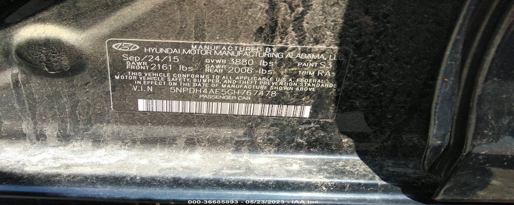5NPDH4AE5GH767478 2016 HYUNDAI ELANTRA photo no. 9