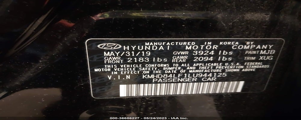 KMHD84LF1LU944125 2020 HYUNDAI ELANTRA photo no. 9