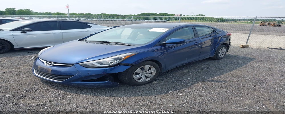 5NPDH4AE3GH768936 2016 HYUNDAI ELANTRA photo no. 2