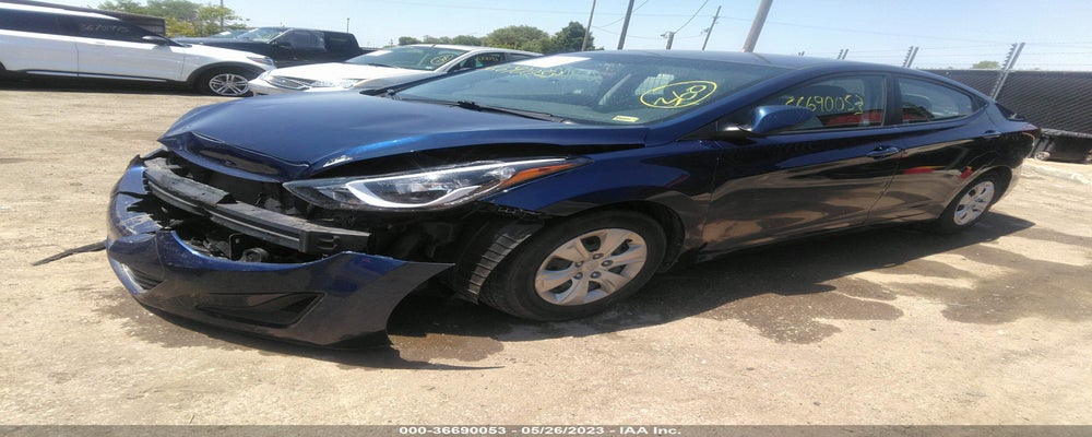 5NPDH4AE2GH784397 2016 HYUNDAI ELANTRA photo no. 2
