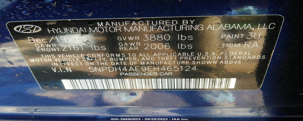 5NPDH4AE9EH465124 2014 HYUNDAI ELANTRA photo no. 9