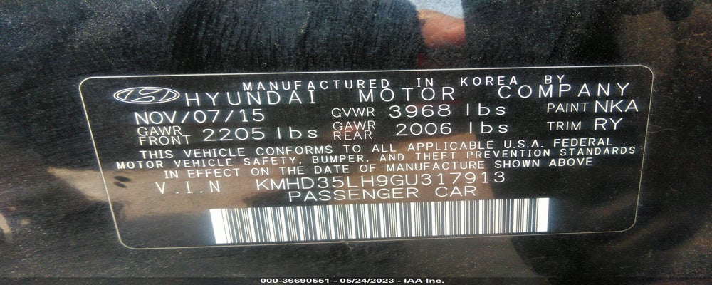 KMHD35LH9GU317913 2016 HYUNDAI ELANTRA GT photo no. 9