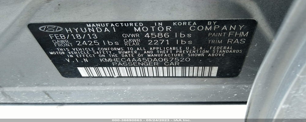 KMHEC4A45DA067520 2013 HYUNDAI SONATA HYBRID photo no. 9