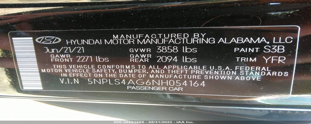 5NPLS4AG6NH054164 2022 HYUNDAI ELANTRA photo no. 9
