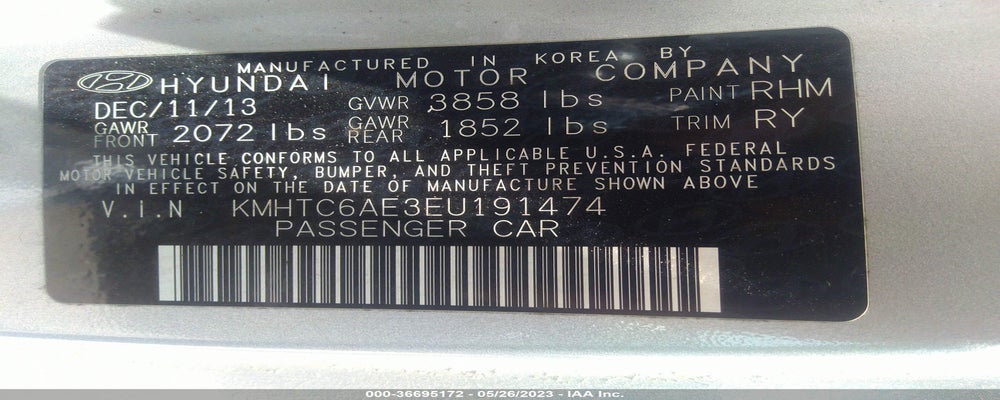 KMHTC6AE3EU191474 2014 HYUNDAI VELOSTER photo no. 9