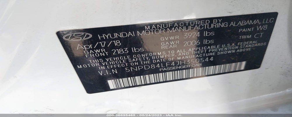 5NPD84LF4JH350544 2018 HYUNDAI ELANTRA photo no. 9