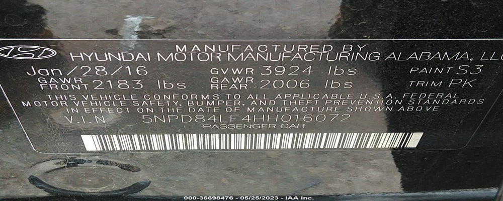 5NPD84LF4HH016072 2017 HYUNDAI ELANTRA photo no. 9
