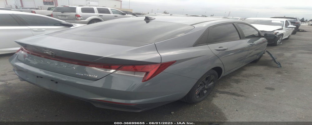 KMHLM4AJXMU010318 2021 HYUNDAI ELANTRA HYBRID photo no. 4