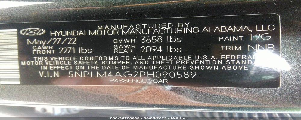 5NPLM4AG2PH090589 2023 HYUNDAI ELANTRA photo no. 9