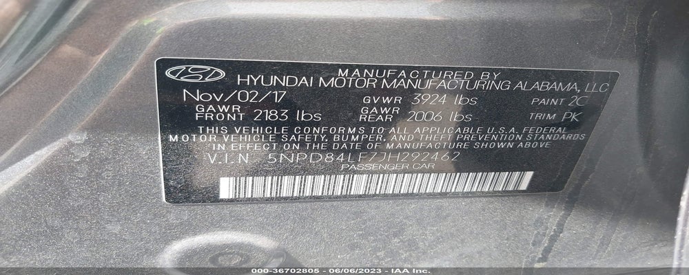 5NPD84LF7JH292462 2018 HYUNDAI ELANTRA photo no. 9
