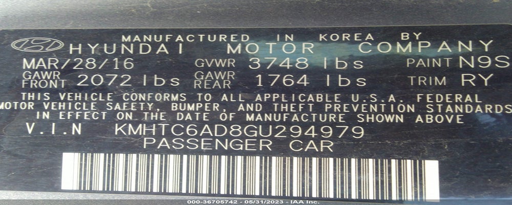 KMHTC6AD8GU294979 2016 HYUNDAI VELOSTER photo no. 9