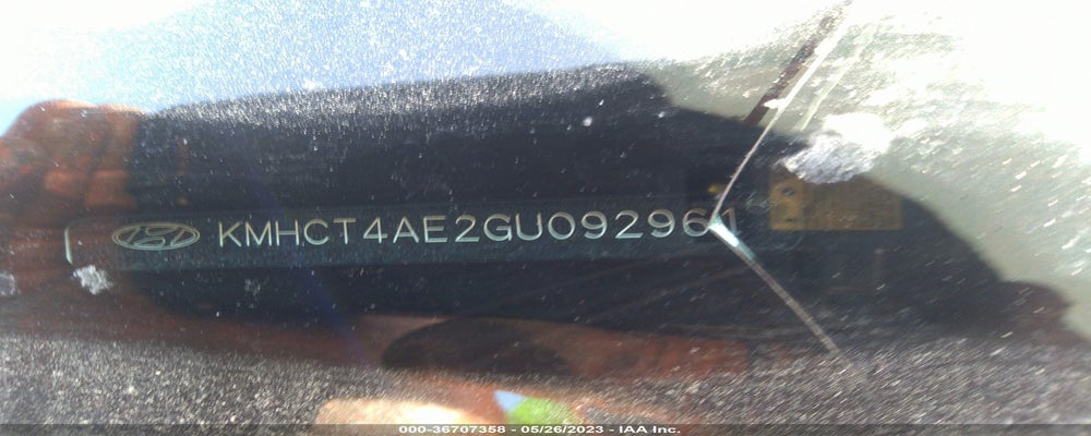 KMHCT4AE2GU092961 2016 HYUNDAI ACCENT photo no. 9