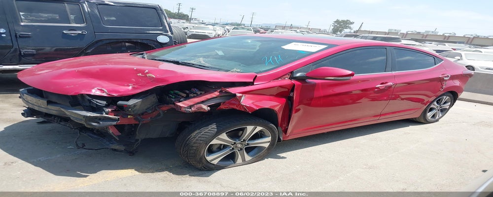KMHDH4AH4EU160853 2014 HYUNDAI ELANTRA photo no. 2