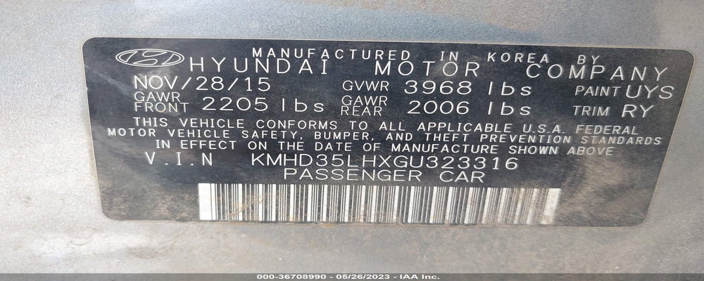 KMHD35LHXGU323316 2016 HYUNDAI ELANTRA GT photo no. 9