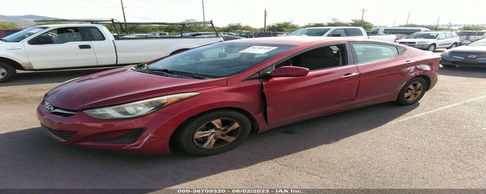 5NPDH4AE0EH463293 2014 HYUNDAI ELANTRA photo no. 2