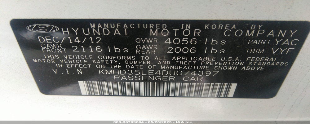 KMHD35LE4DU074397 2013 HYUNDAI ELANTRA GT photo no. 9