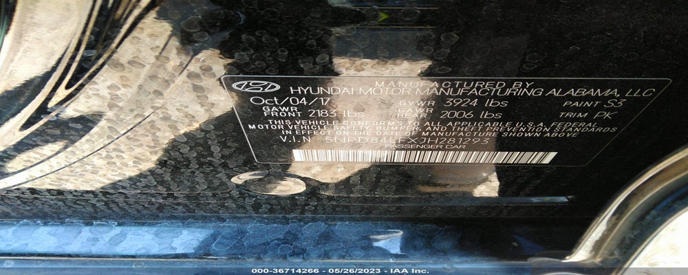 5NPD84LFXJH281293 2018 HYUNDAI ELANTRA photo no. 9