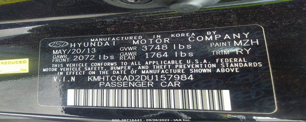 KMHTC6AD2DU157984 2013 HYUNDAI VELOSTER photo no. 9