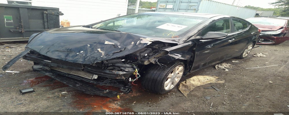 5NPDH4AE0BH075122 2011 HYUNDAI ELANTRA photo no. 2