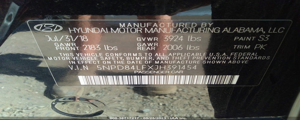 5NPD84LFXJH391454 2018 HYUNDAI ELANTRA photo no. 9