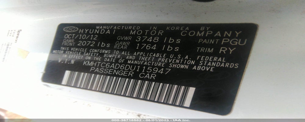 KMHTC6AD6DU115947 2013 HYUNDAI VELOSTER photo no. 9