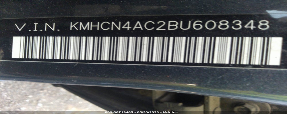 KMHCN4AC2BU608348 2011 HYUNDAI ACCENT photo no. 9