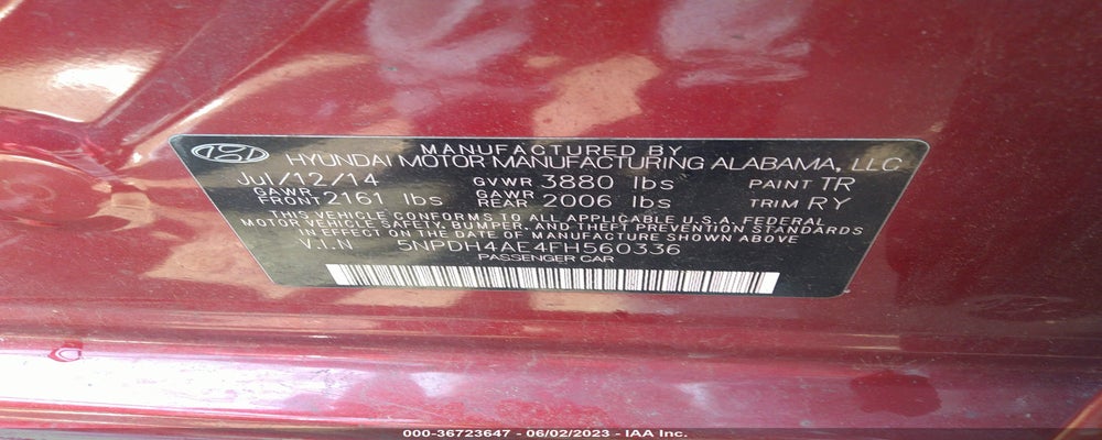 5NPDH4AE4FH560336 2015 HYUNDAI ELANTRA photo no. 9