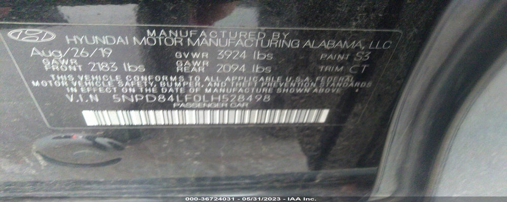 5NPD84LF0LH528498 2020 HYUNDAI ELANTRA photo no. 9