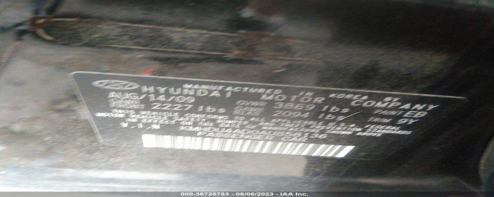 KMHDU4AD0AU858136 2010 HYUNDAI ELANTRA photo no. 9